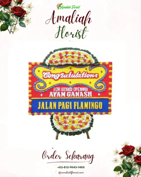 Sewa Papan Bunga Bobang